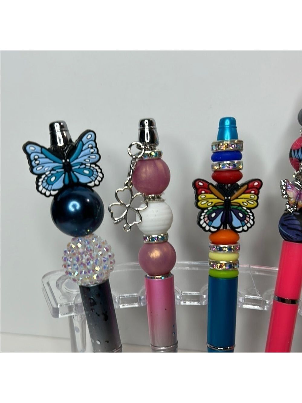 Office Pens with Butterfly Embellishments - Picture 2 of 3